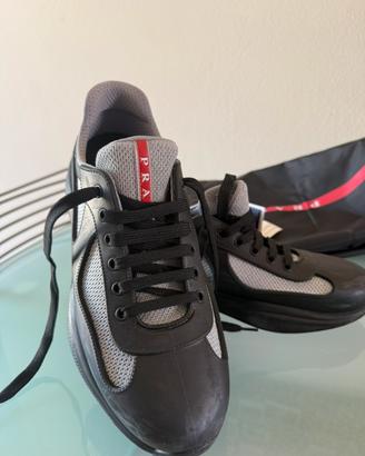 SNEAKERS PRADA gomma/tessuto