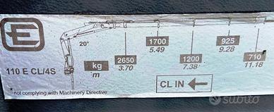 IVECO EUROCARGO 120E15 Camion/ Rib/ Gru