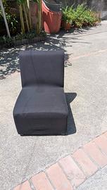 Set da 6 poltrone nere - moderne e compatte