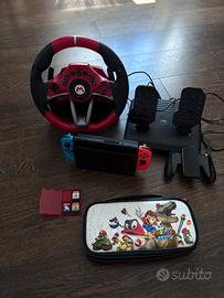 Console nintendo SWITCH(+simulatore+cover+giochi)