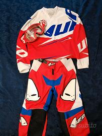 Completo moto cross bambino