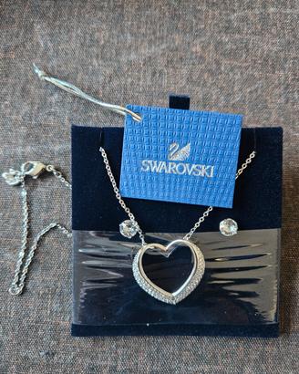 Swarovski - Collana e orecchini nuovi confezionati