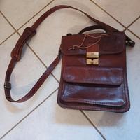 Borsello uomo con tracolla e chiave chiusura