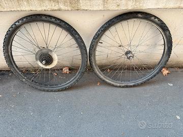 Ruote bicicletta set completo