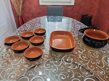 servizio in terracotta