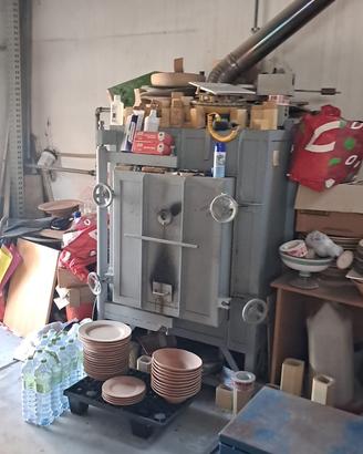 Forno ceramica mezzo mcubo a metano