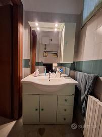 Mobiletto bagno verde chiaro linea bagno Gran Tour