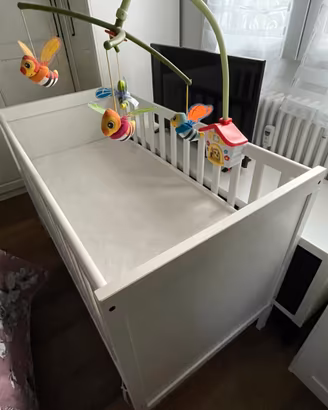 Lettino sundvic ikea bianco