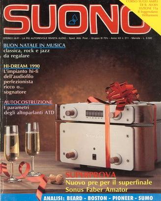 Rivista SUONO n° 211 del 1990