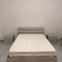 Camera da letto moderna legno/tortora