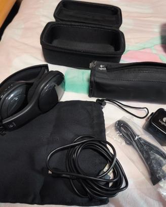 Cuffie con Microfono Logitech Headset H-800