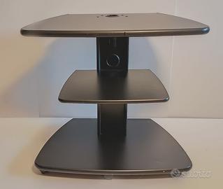 Carrello moderno laccato nero, polifunzionale