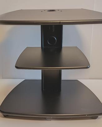 Carrello moderno laccato nero, polifunzionale