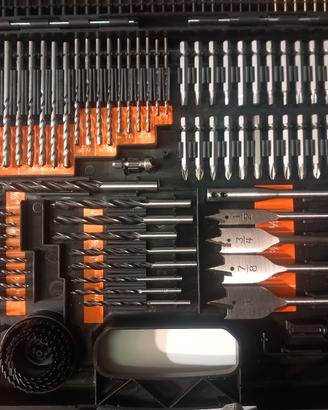 Set punte trapano completo 246 pezzi valigetta