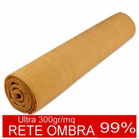 Rete ombreggiante NUOVA 20MT beige 300GR/MQ