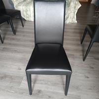 sedie pelle Calligaris 