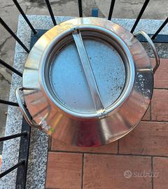 Contenitore in acciaio inox per olio 