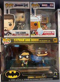 Funko pop Marvel e Dc