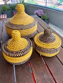 Contenitori in vimini