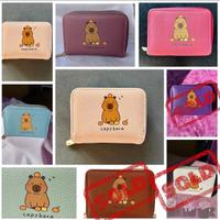 Portafoglio compatto 2 scomparti  e Zip - Capybara