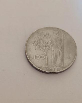 100 lire del 1955