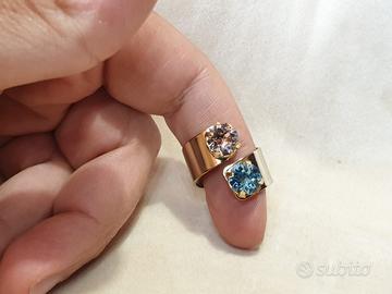 Anello in Ottone e pietre Swarovski promozione