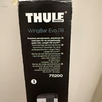 Thule portapacchi alluminio WingBar Evo 2x 118