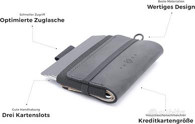 Portafoglio uomo Focx pelle nero