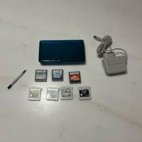 Nintendo 3DS Blu con 7 giochi + caricatore e penna