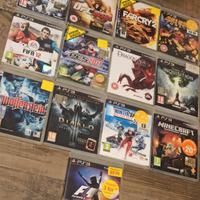 13 giochi PS3 usati (lista in descrizione)