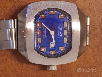 rowil 17 rubis orologio a carica manuale