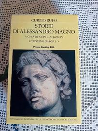 Curzio Rufo Storie di Alessandro Magno 2 volumi