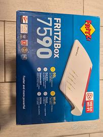 fritz box 7590 MESH wi fi poco usato