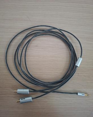 Cavo Audio Jack 3.5mm a 2 RCA Hama