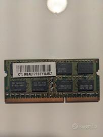 RAM DDR3 Laptop 4GB (2x2GB) Samsung So dimm