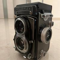 Fotocamera Rolleiflex 3.5F con esposimetro