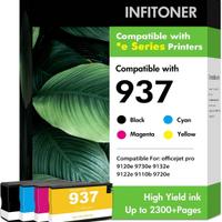 Cartucce 937 937e per HP Officejet Pro con chip