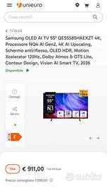 TV Samsung oled S85h 55" 4k