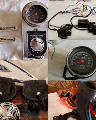 comandi manubrio contachilometri dyna sportster