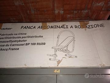 Panca addominali a rotazione 