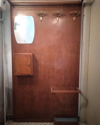 Attaccapanni a muro in legno