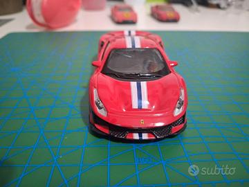 modellino 1/43 burago ferrari 488 pista