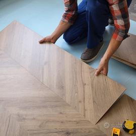 Montaggio pavimento in SPC