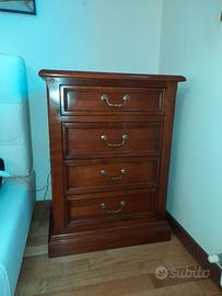 Mobili legno massiccio ciliegio e noce, zona notte