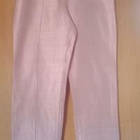 pantalone pura seta donna