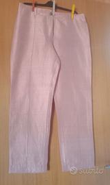 pantalone pura seta donna