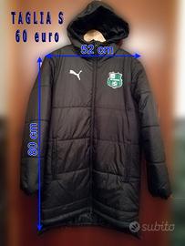 Giaccone nero lungo Sassuolo calcio Puma