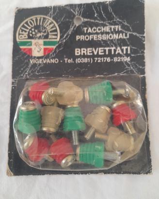 set tacchetti scarpe calcio vintage bellotti 