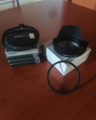 Set di 5 filtri Dynasun e paraluce 77 mm