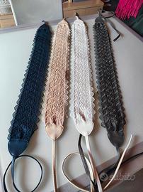 Set 4 cinture fascia a pizzo Taglia Unica 